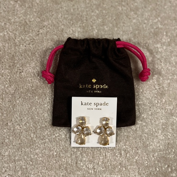 Kate Spade 14k gold plated earrings - Picture 3 of 5